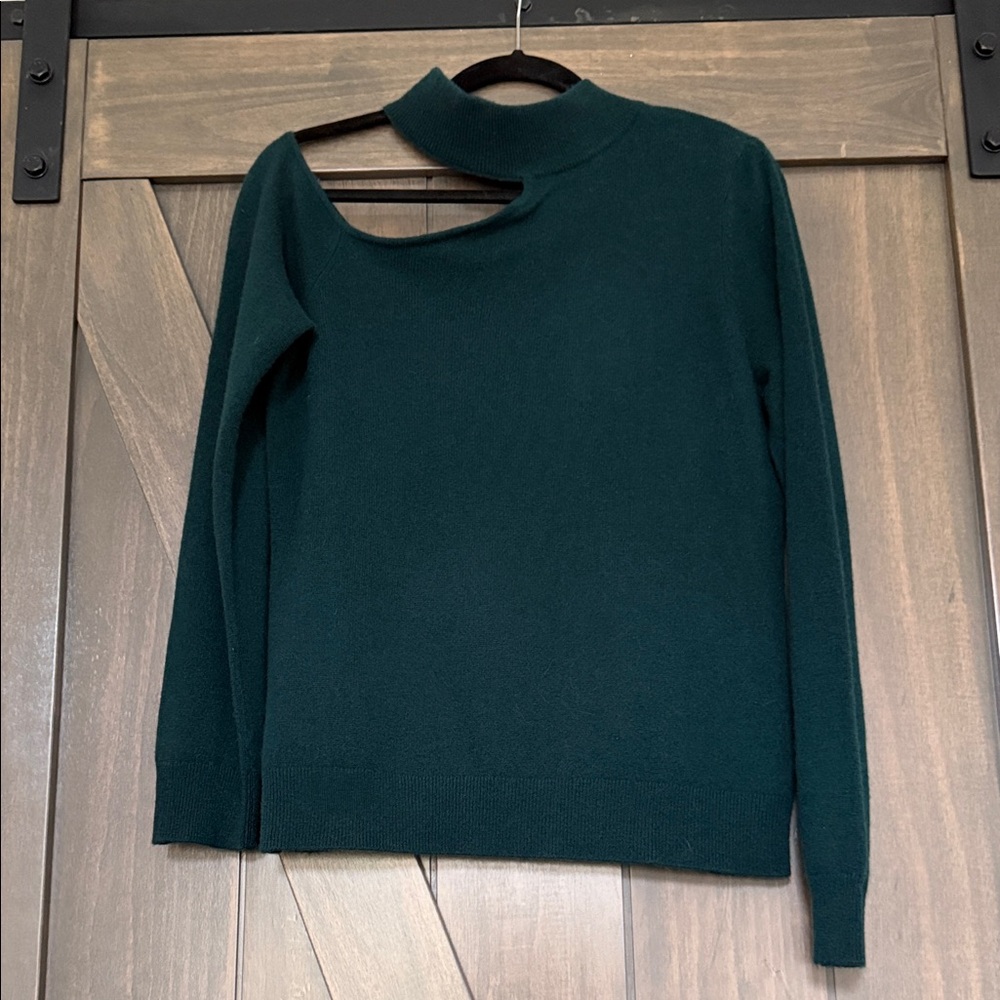 Cashmere: Emerald Green 100% Cashmere Women's Sweater